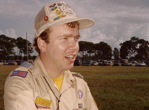 <b>Bill Sparkman</b> in 1988, in uniform as the camp director at the Flaming Arrow <b>...</b> - sparkman-photo