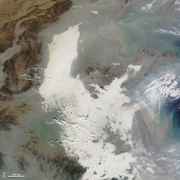 China's Air Pollution Is So Awful You Can See It From Space - The Atlantic