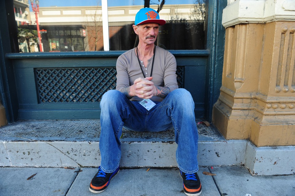 Former heroin addict David Fitzgerald at a rehabilitation clinic in Oregon.