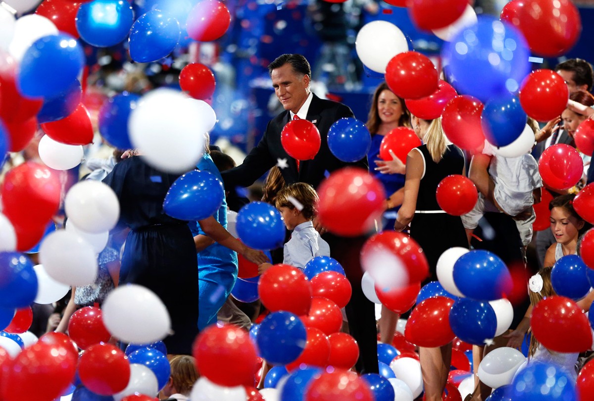 Image result for convention balloon drop