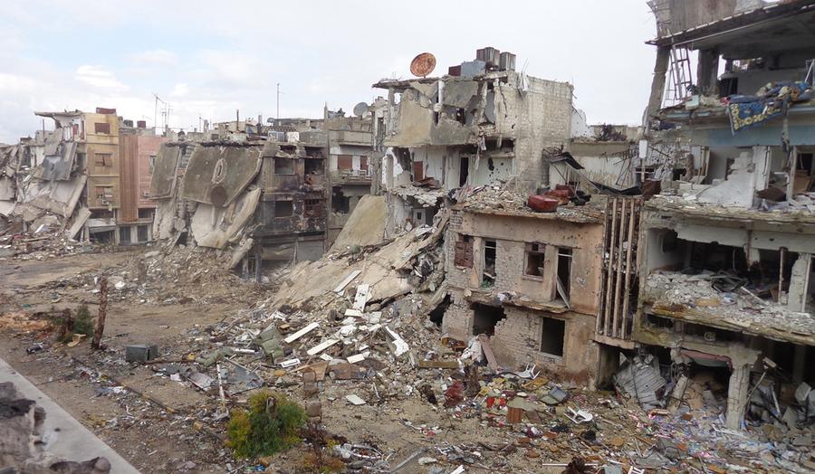 Destroyed Buildings in Syria Destroyed Buildings Along