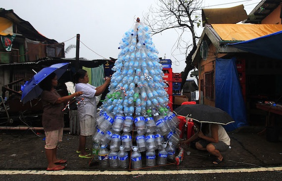 In the Philippine Ruins, Improvised Christmas Trees - The Atlantic