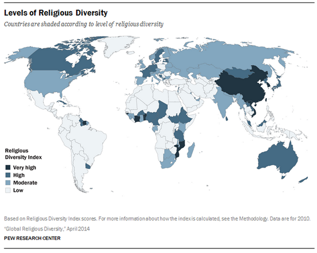 how does global religion relate to global city