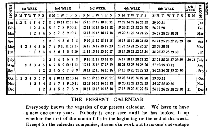 The Death and Life of the 13 Month Calendar CityLab