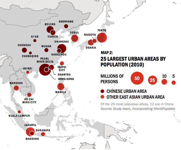 East Asias Massive Urban Growth In 5 Infographics Citylab