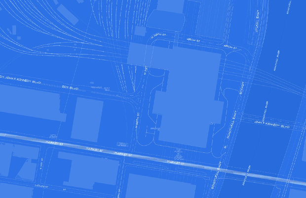 Philadelphia Blueprint Map 