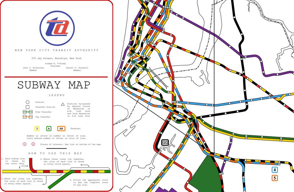 A Lost Design For A NYC Subway Map Rediscovered CityLab