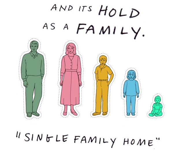 And its hold as a family. "Singly family home"