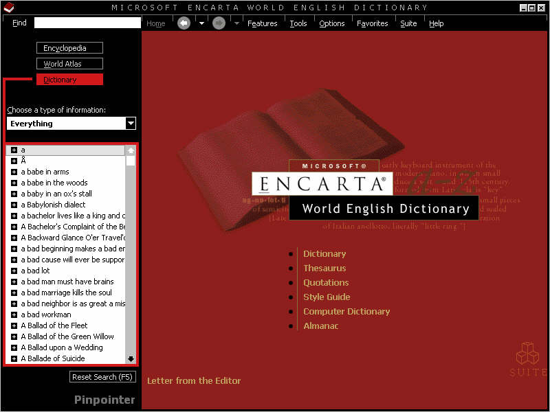 microsoft encarta dictionary