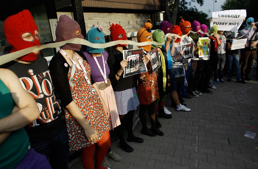 Pussy Riot Dissent On Trial In Russia The Atlantic