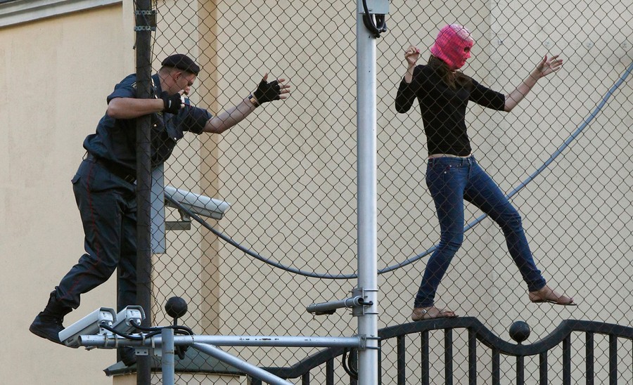 Pussy Riot Dissent On Trial In Russia The Atlantic