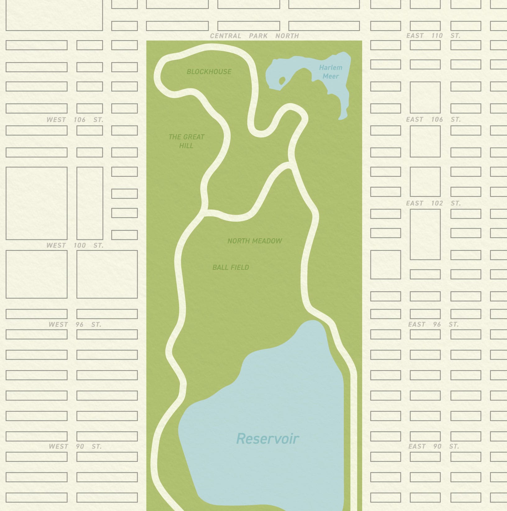 Map of Central Park