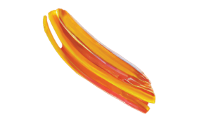 Colorful paint stroke, orange yellow white grey, high resolution