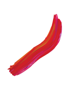 Colorful paint stroke, orange red coral white, high resolution