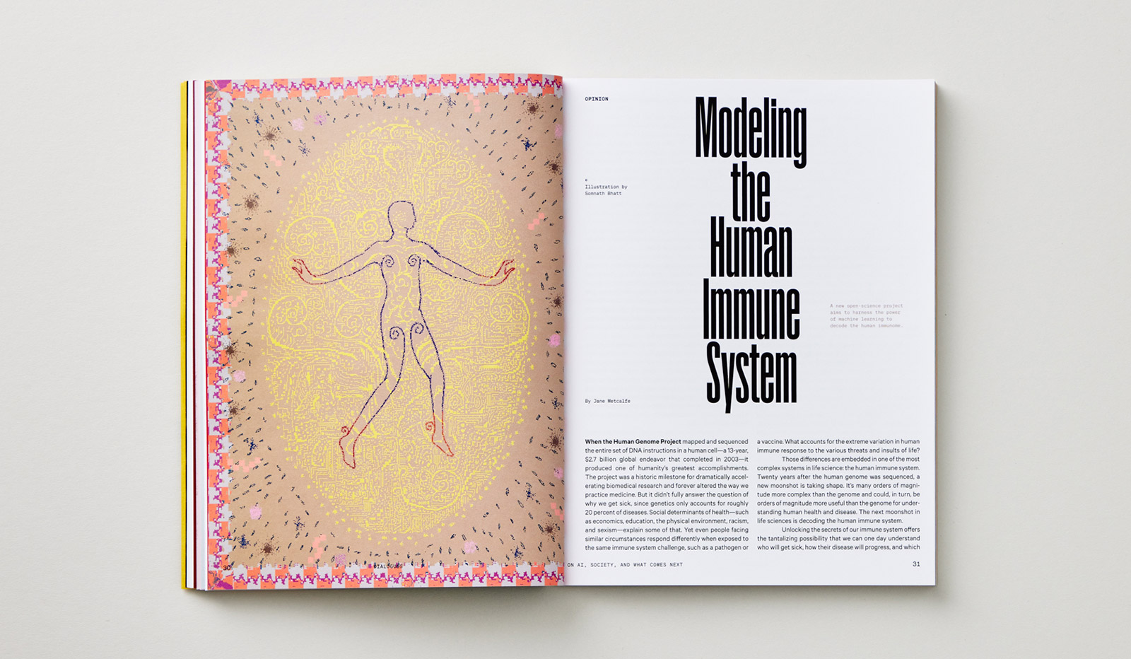 Modeling the Human Immune System spread