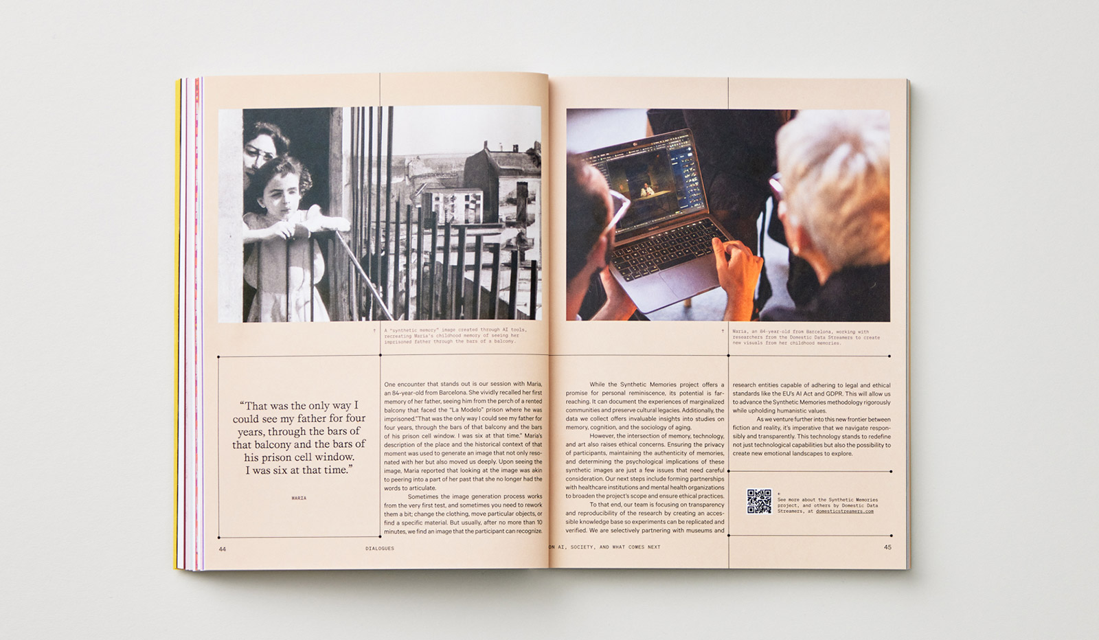 Synthetic Memories spread