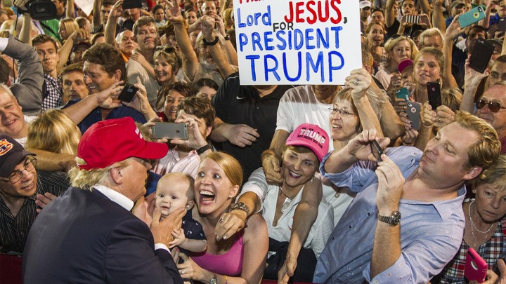 Image result for photos of trump with evangelicals