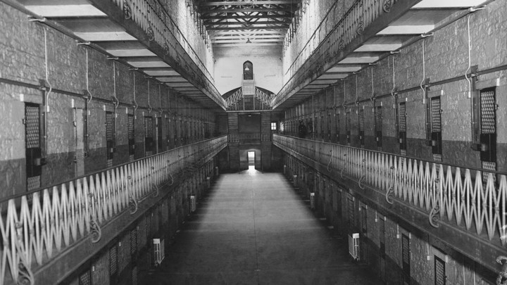 Prison Cruelty The Atlantic A Row Of Cells In A Welfare Island Jail In New York Cityap English Essay Structure also Sample Essay Papers Bullying Essay Thesis