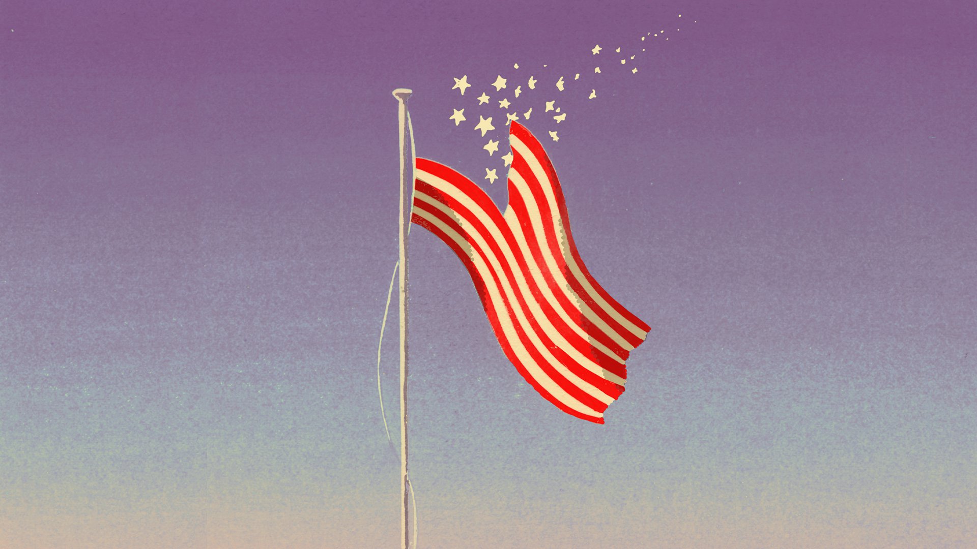 illustration of the American flag