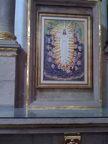 Christ with Mexican martyrs, Cathedral, San Luis Potosi