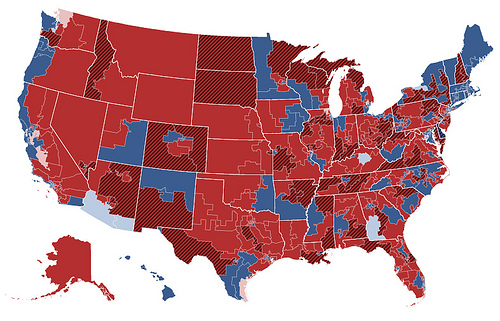 NYT 2010 House Electoral Map
