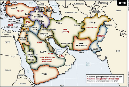 New Middle Eastern Borders