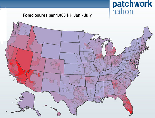 Home Foreclosures per 1000