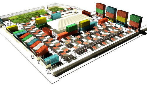 DeKalb Market rendering (by: Urban Space and Young Woo & Associates, via DeKalb Market)
