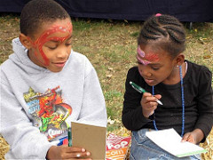 kids in revitalizing Mapleton-Fall Creek, indianapolis (courtesy of MFCDC)