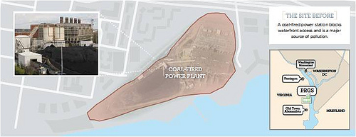 Alexandria site now (by: Cooper Carry via Potomac River Green)