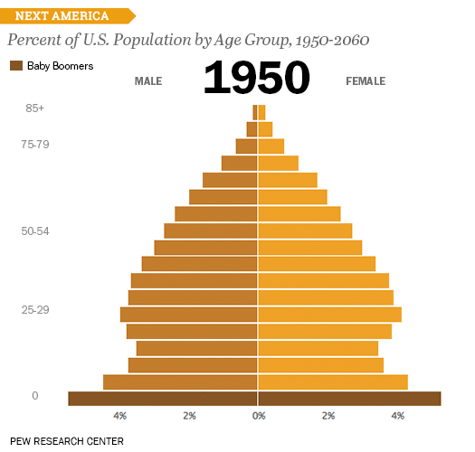 America's morphing age pyramid