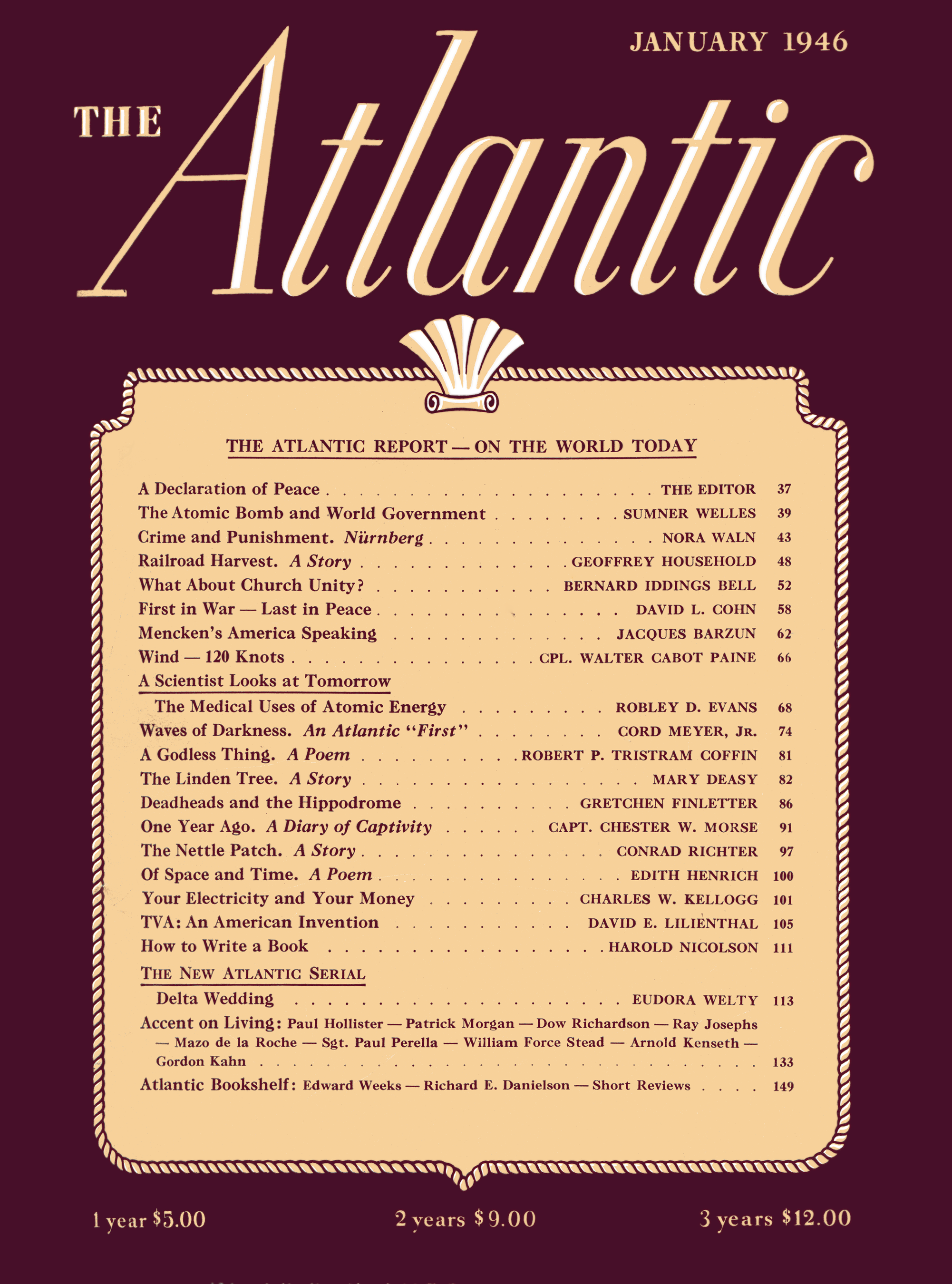 January 1946 Issue The Atlantic