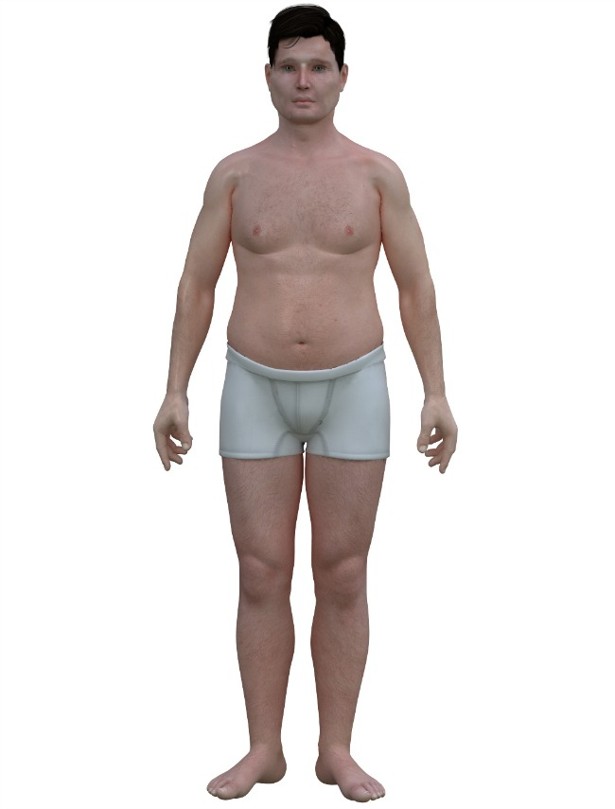 This Is The Average Man s Body The Atlantic