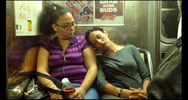 How New Yorkers Reacted When A Stranger Slept On Them In The Subway 