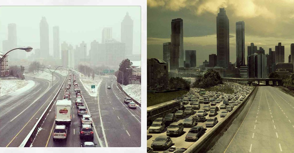 Snowpocalypse in Atlanta and The Walking Dead - The Atlantic