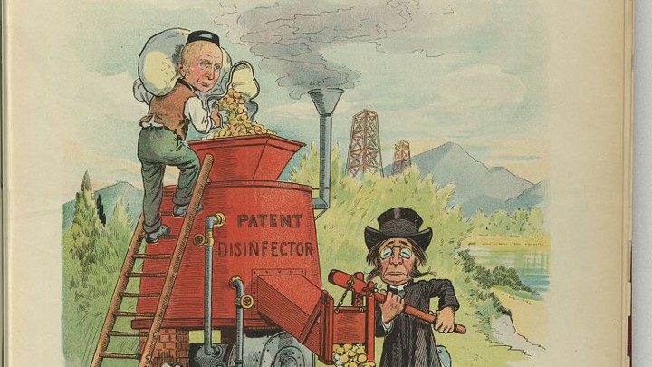 Rockefeller Standard Oil Political Cartoon