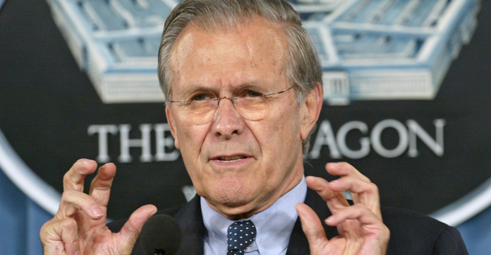 Rumsfeld's Knowns and Unknowns: The Intellectual History of a Quip