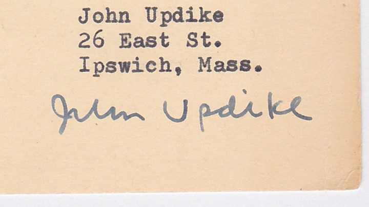 The Man Who Made Off With John Updike S Trash The Atlantic