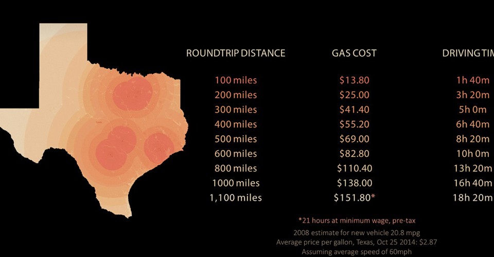 The Cost of Driving to an Abortion - The Atlantic