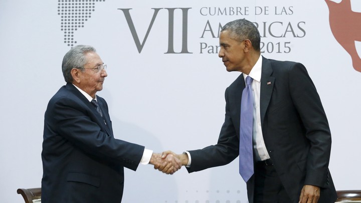 Obama And Castro Handshake No Guarantee Normalization Will Succeed