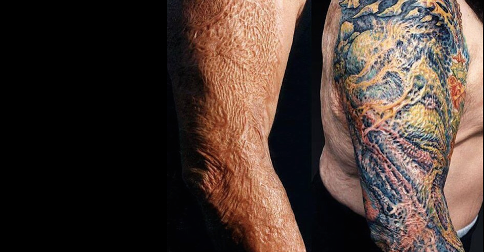 The Firefighter Who Got a Tattoo Over His Skin Graft - The Atlantic