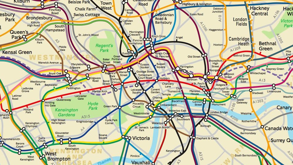 Tube Boob: Behold, the Geographically Accurate Map of the London ...