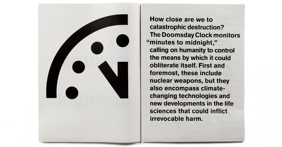 Behind the Design of the Doomsday Clock The Atlantic