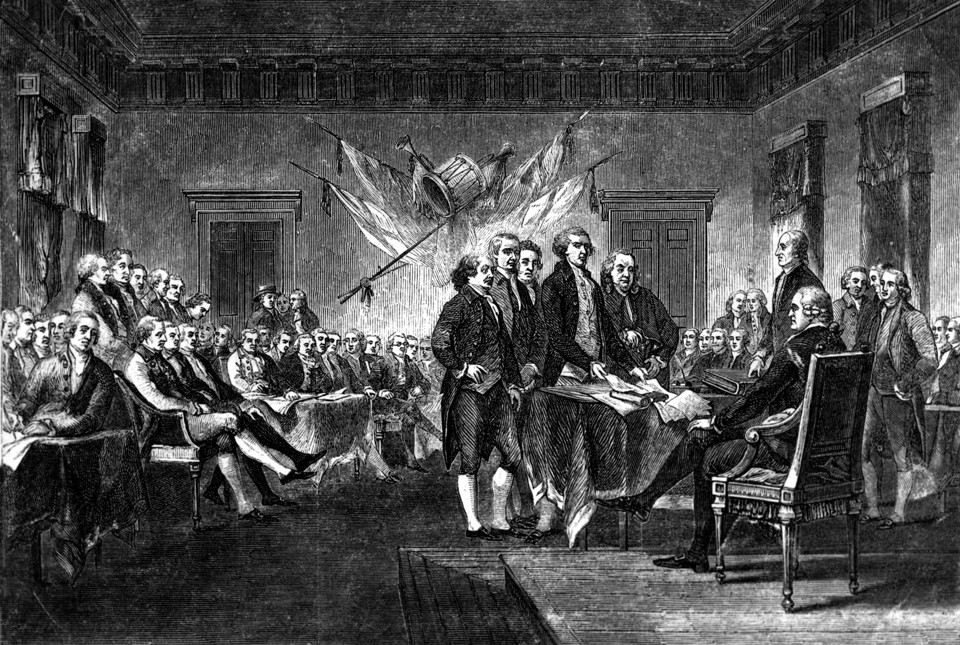 The Declaration of Independence and the United States Constit... by Founding Fathers