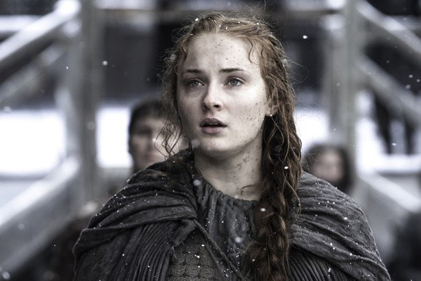 Sophie Turner as Sansa Stark in Game of Thorns