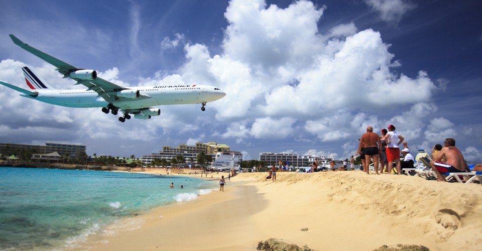 Princess Juliana International Airport in Saint Martin