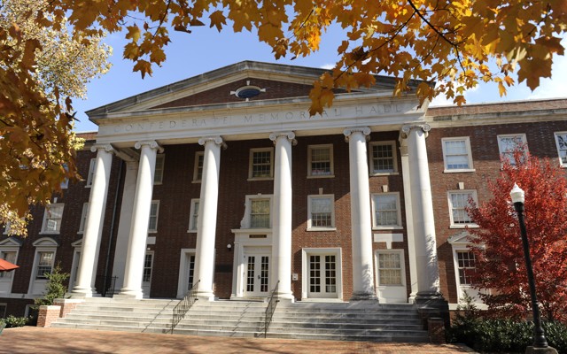 Confederate Memorial Hall, known colloquially for years as Memorial Hall, was constructed in 1935.