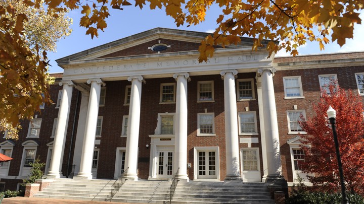 Confederate Memorial Hall, known colloquially for years as Memorial Hall, was constructed in 1935.