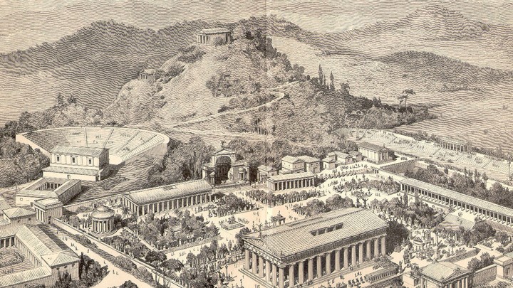 A picture of ancient Olympia