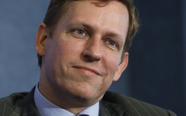 The entrepreneur Peter Thiel, photographed at a conference in Washington, D.C., in 2011